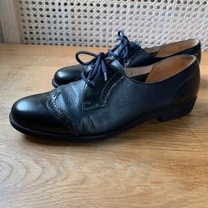 Vintage Salvatore Ferragamo Lace Up Loafers